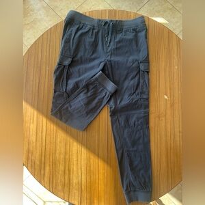 Men's H&M Dark Gray Skinny Fit Cargo Joggers XL
